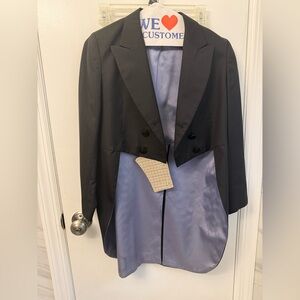 Classic Black shadbelly size 18R